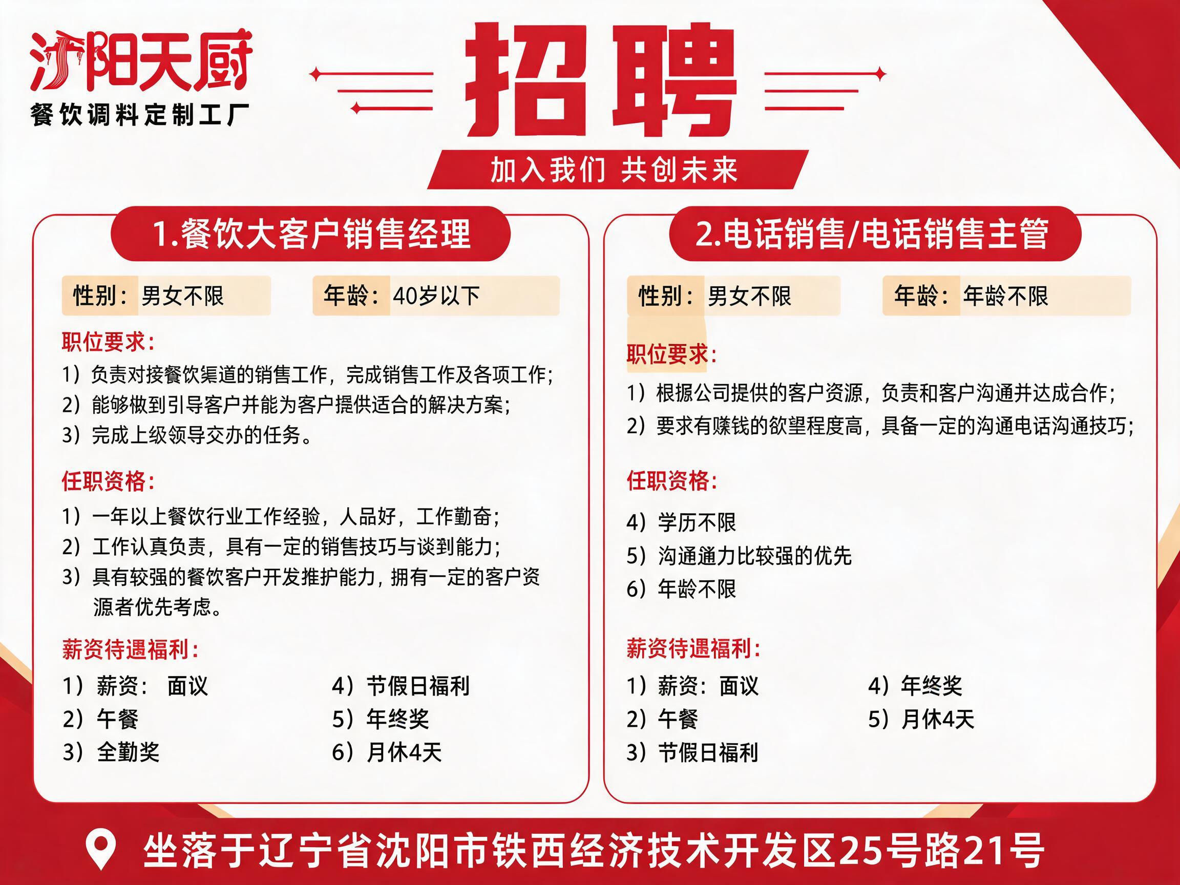 招聘条件